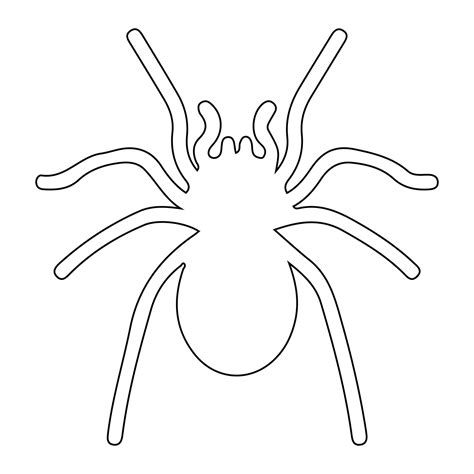 Free Printable Spider Template And Outlines Everyday Chaos Spider Template For Preschool - Spider Template For Preschool