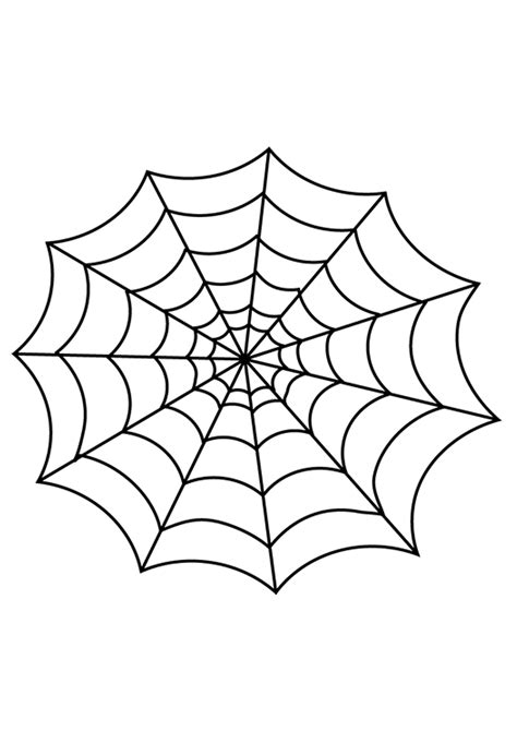 Free Printable Spider Web Template Halloween Craft Cut Out Spider Template - Cut Out Spider Template