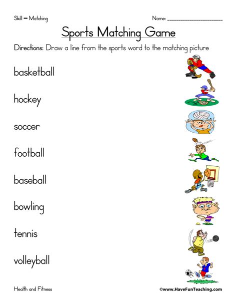 Free Printable Sports Worksheets For Kids 123 Homeschool Sports Worksheets For Preschool - Sports Worksheets For Preschool