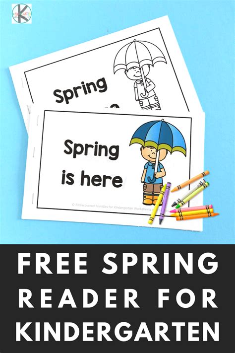 Free Printable Spring Emergent Readerss And Activity For Kindergarten Worksheet On Spring - Kindergarten Worksheet On Spring