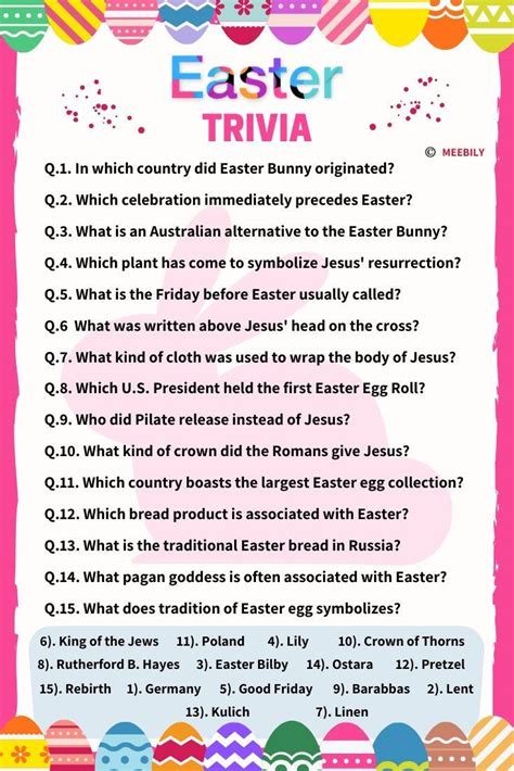 Free Printable Spring Trivia Quiz With Answer Key March Trivia Questions And Answers Printable - March Trivia Questions And Answers Printable