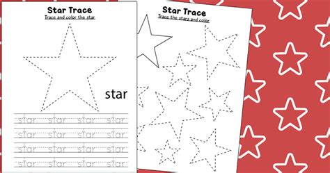 Free Printable Star Tracing Worksheet Wiggly Toddlers Star Shape Worksheet - Star Shape Worksheet