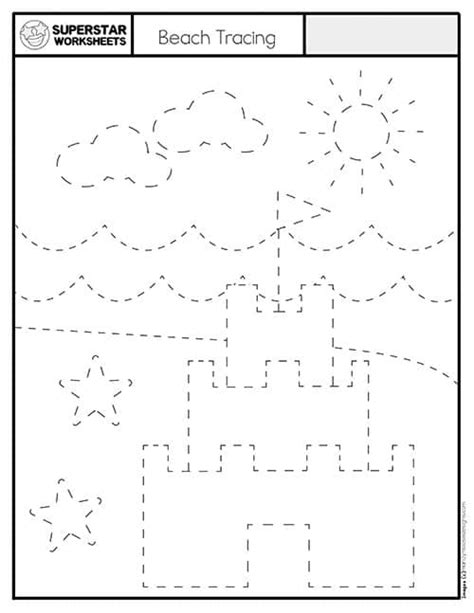 Free Printable Summer Tracing Worksheets For Preschool The Summer Worksheets For Preschool - Summer Worksheets For Preschool