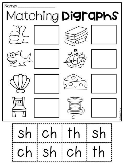 Free Printable Th Sound Words Digraph Worksheets 123 Th Words Worksheet - Th Words Worksheet