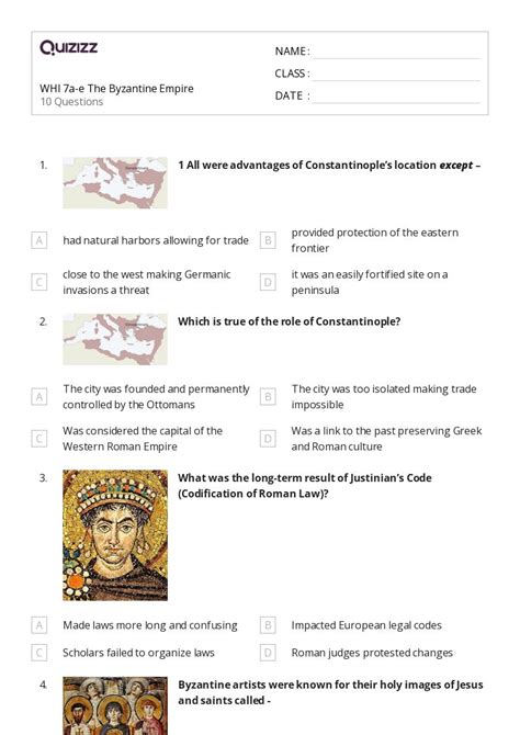 Free Printable The Byzantine Empire Worksheets For 4th Roman Empire 4th Grade Worksheet - Roman Empire 4th Grade Worksheet