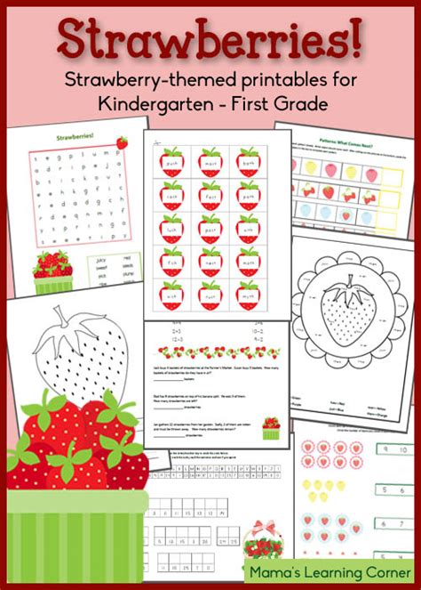 Free Printable The First Strawberries Activities Affordable Homeschooling Strawberry Lesson Plans Preschool - Strawberry Lesson Plans Preschool