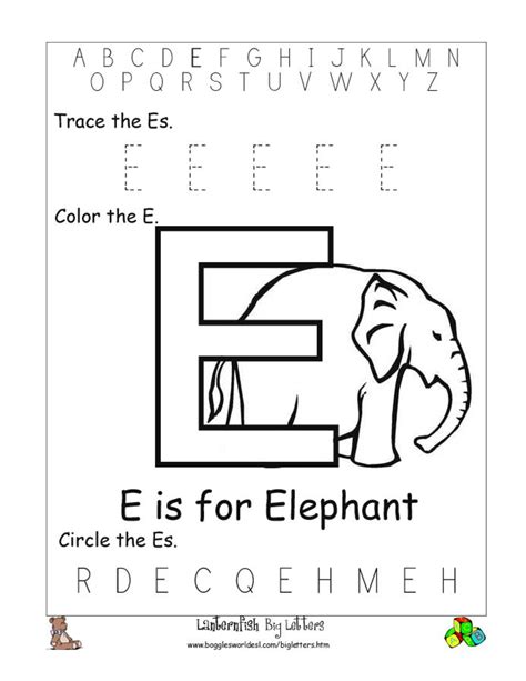 Free Printable The Letter E Worksheets For Kindergarten Letter E Worksheet For Kindergarten - Letter E Worksheet For Kindergarten
