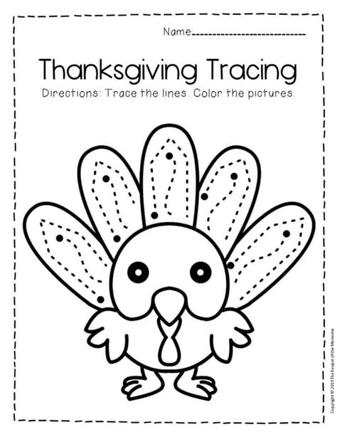 Free Printable Tracing Thanksgiving Preschool Worksheets Thanksgiving Preschool Worksheets Printables - Thanksgiving Preschool Worksheets Printables
