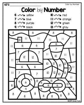 Free Printable Transportation Color By Number Worksheets Preschool Transportation Worksheets - Preschool Transportation Worksheets