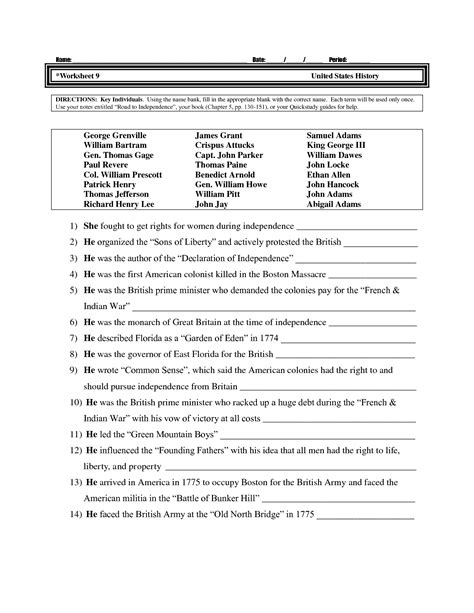 Free Printable U S History Worksheets For 4th 4th Grade Us - 4th Grade Us