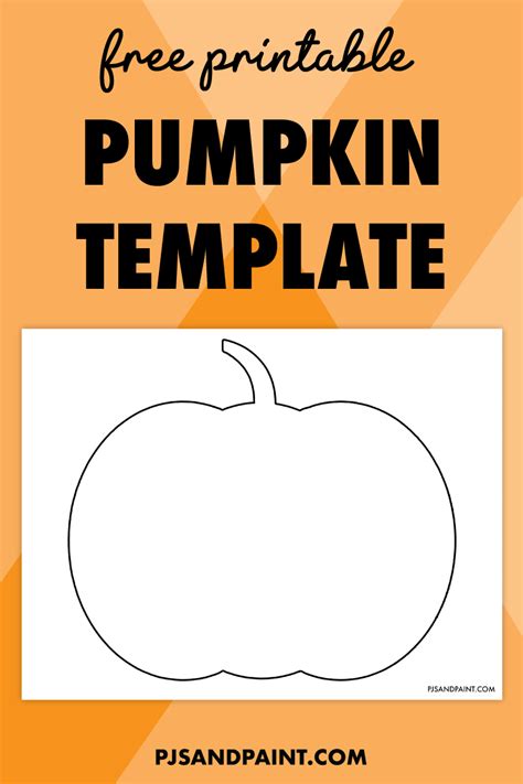 Free Pumpkin Printable Template