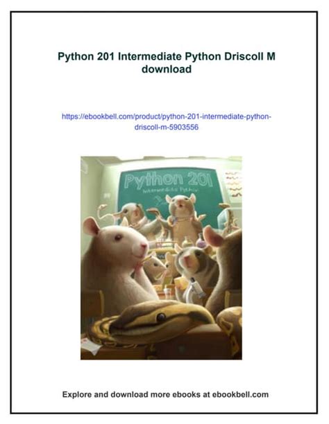 Free Python 201 Intermediate Python