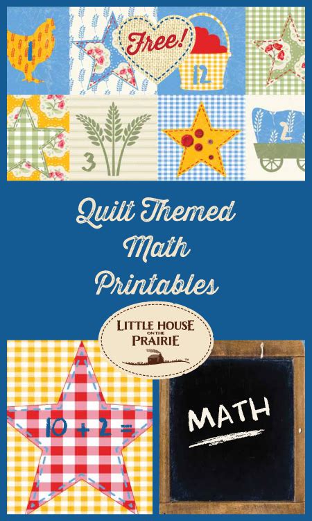 Free Quilt Themed Math Printables Little House On Quilt Math Worksheets - Quilt Math Worksheets
