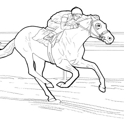 Free Race Horse Coloring Page Coloring Page Printables Race Horse Coloring Pages - Race Horse Coloring Pages
