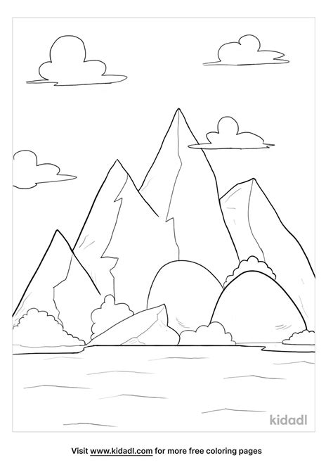Free Rocky Mountains Coloring Page Kidadl Rocky Mountains Coloring Page - Rocky Mountains Coloring Page
