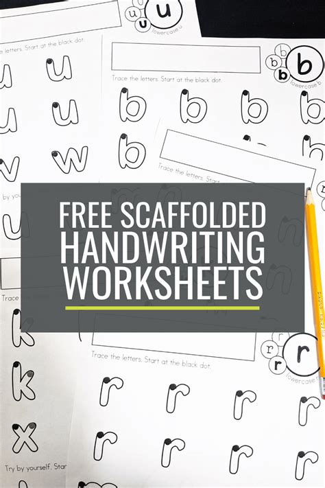 Free Scaffolded Handwriting Worksheets For Kindergarten Lowercase A Teaching Handwriting In Kindergarten - Teaching Handwriting In Kindergarten