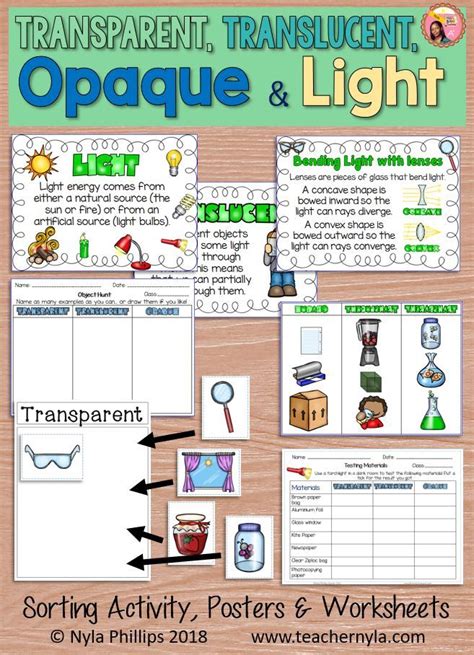 Free Science Teaching Ideas Opaque Science - Opaque Science