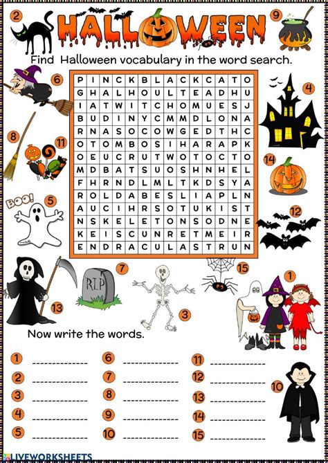 Free Second Grade Halloween Pdf Worksheets Edhelper Com Halloween Worksheets For 2nd Grade - Halloween Worksheets For 2nd Grade