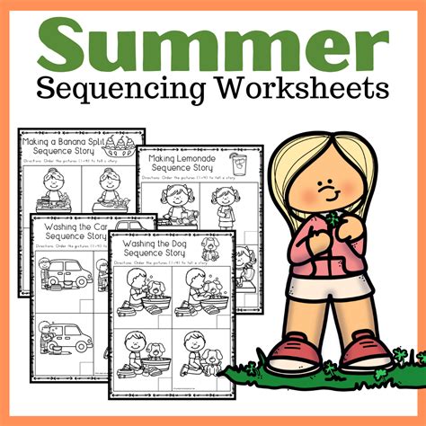 Free Sequencing Worksheets For Summer Homeschool Preschool Preschool Sequencing Worksheets - Preschool Sequencing Worksheets