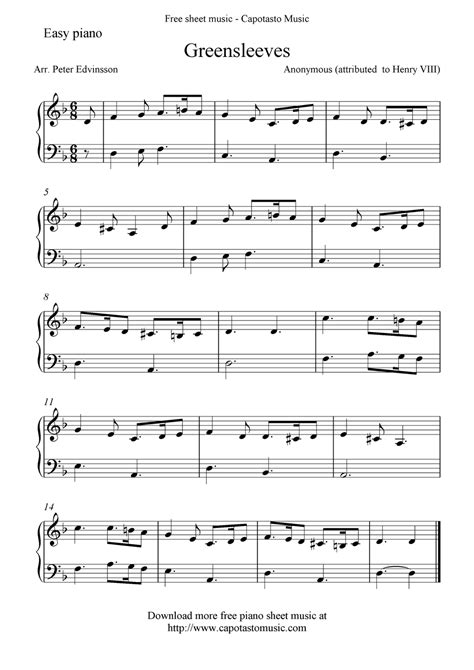 Free Sheet Music For Piano Download Pdf Or Piano Worksheet For Beginners - Piano Worksheet For Beginners