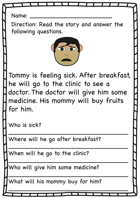 Free Short Stories With Wh Questions For Speech Wh Question Worksheet Preschool  - Wh Question Worksheet Preschool;