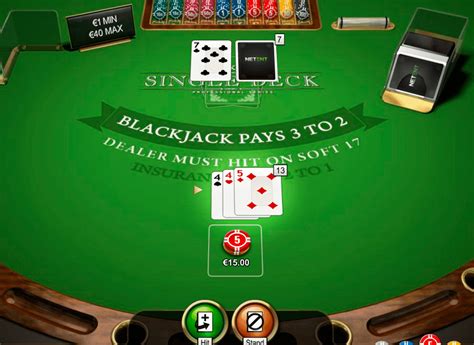 free single deck blackjack game pagt