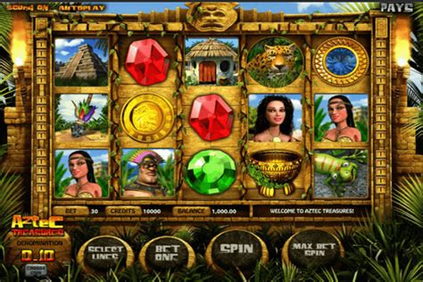 free slot machine games aztec treasure