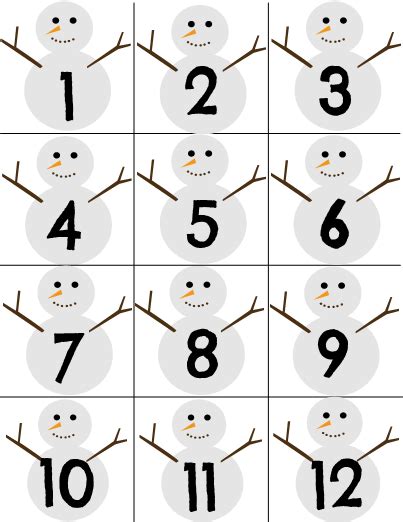 Free Snowman Counting To 10 Printable Book Snowman Counting Worksheet - Snowman Counting Worksheet