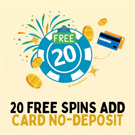 free spins no deposit add card