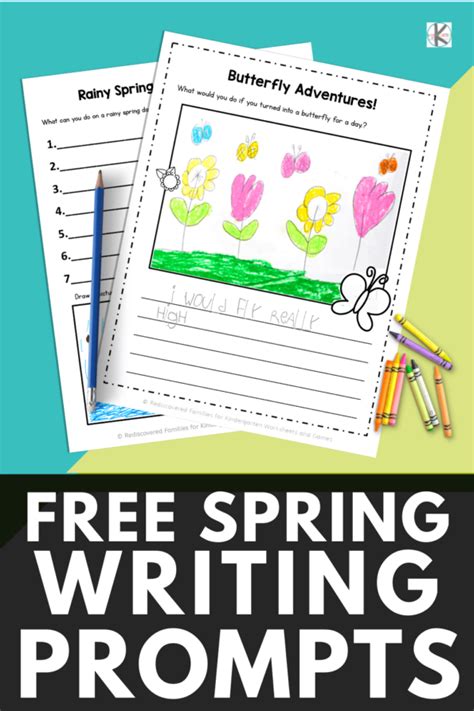 Free Spring Writing Prompts For Kindergarten Story Starters Kindergarten Worksheet On Spring - Kindergarten Worksheet On Spring