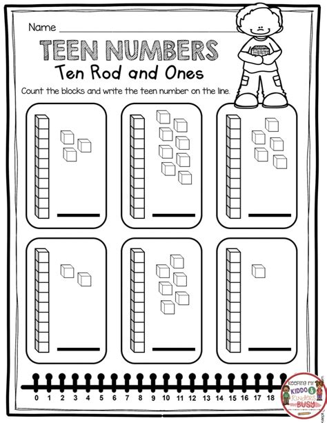 Free Tens And Ones Worksheet Kindergarten Tpt Tens And Ones Worksheet Kindergarten - Tens And Ones Worksheet Kindergarten