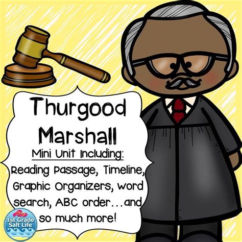 Free Thurgood Marshall Lessons Tpt Thurgood Marshall Worksheet - Thurgood Marshall Worksheet