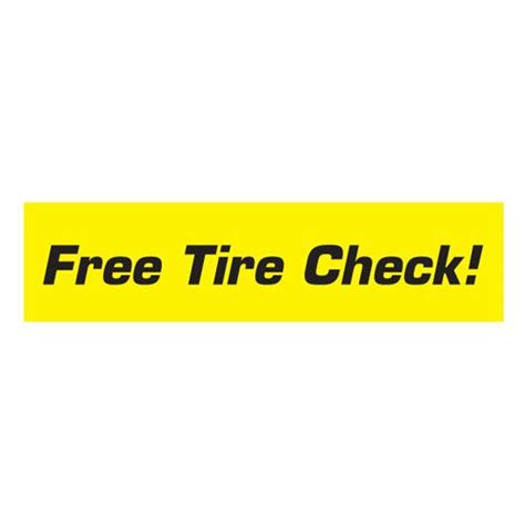 free tire check