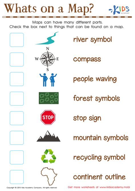 Free Understanding Map Symbols Worksheets For Kids Map Symbols For Kids Printables - Map Symbols For Kids Printables
