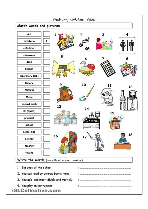 Free Vocabulary Worksheets Vocabulary Worksheet Factory Vocabulary Check Worksheet - Vocabulary Check Worksheet