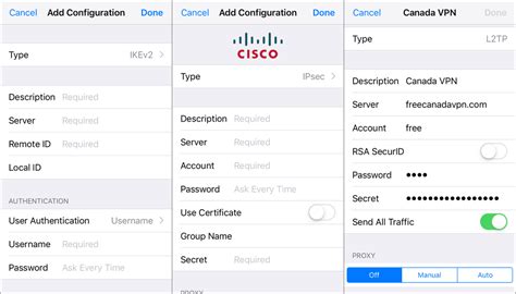 free vpn configuration for iphone 2019