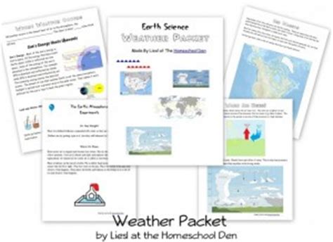 Free Weather Packet Homeschool Den Climate Worksheet Middle School - Climate Worksheet Middle School