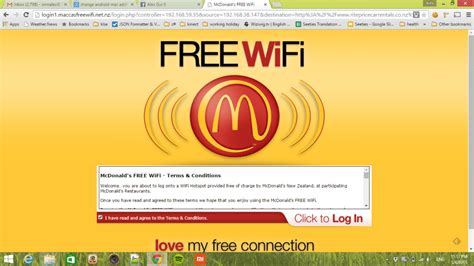 free wifi login mcdonalds