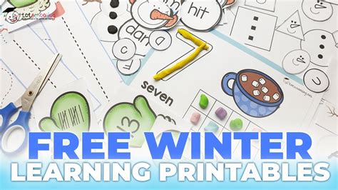 Free Winter Printables For Kids Totschooling Toddler Preschool Winter Preschool Worksheet - Winter Preschool Worksheet