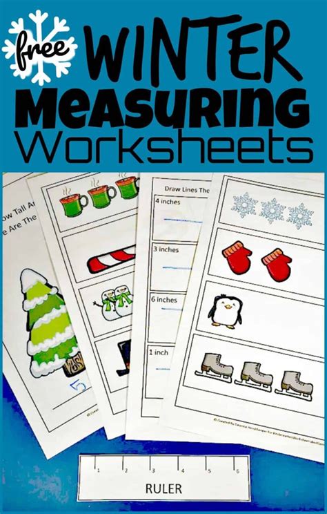 Free Winter Ruler Measurements Worksheets Ruler Measurement Worksheet - Ruler Measurement Worksheet