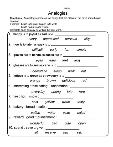 Free Word Analogies Grades 3 6 Teacher Thrive 3rd Grade Tier 2 Words - 3rd Grade Tier 2 Words
