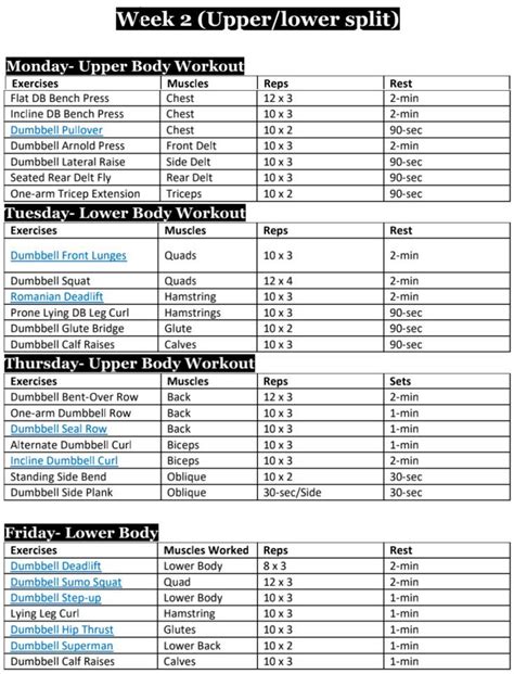 Free Workout Plans Pdf