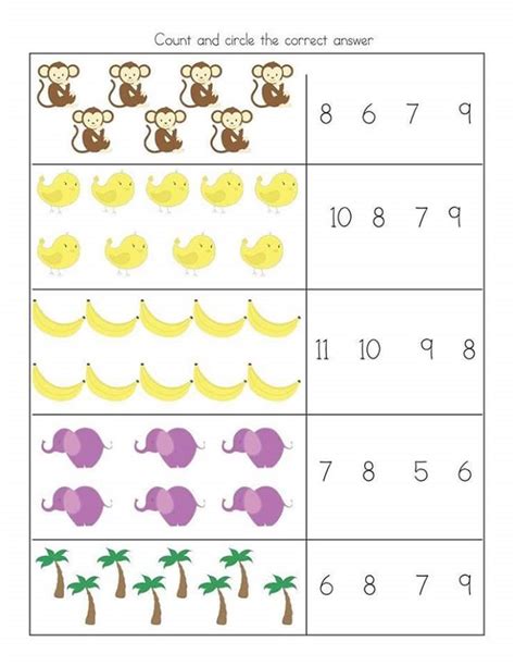 Free Worksheet For Preschool Pdf Download Preschool Adding Worksheets - Preschool Adding Worksheets