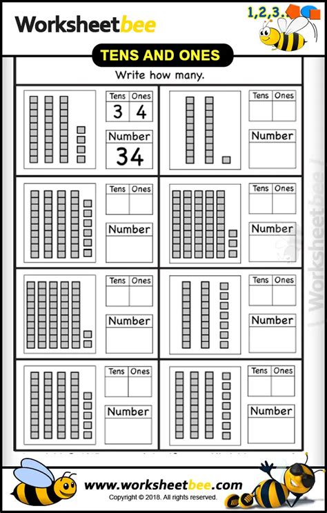 Free Worksheet On Tens And Ones Grade 1 Tens And Ones Worksheets Grade 2 - Tens And Ones Worksheets Grade 2