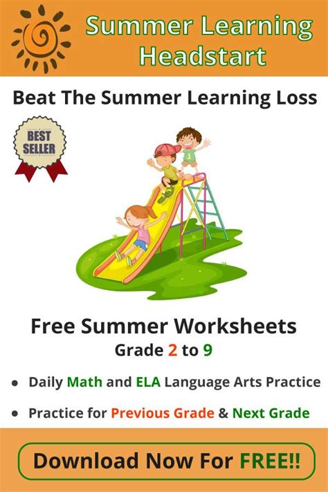 Free Worksheets Summer Learning Workbooks Math Amp Ela Summer Workbook For 7th Grade - Summer Workbook For 7th Grade