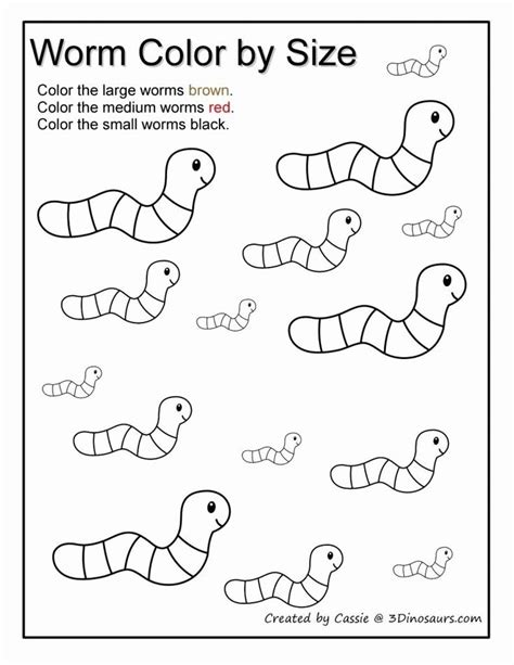 Free Worm Worksheet Printables Measuring Worms Worksheet - Measuring Worms Worksheet