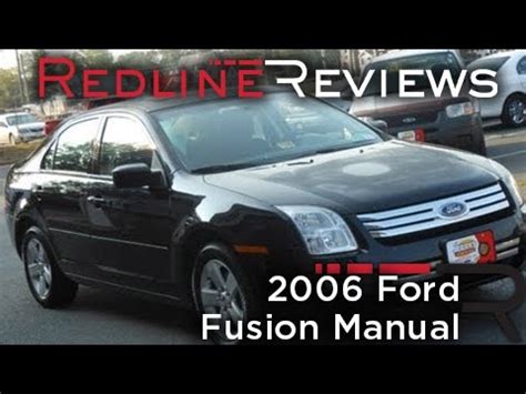 Download Free 2006 Ford Fusion Sel Owners Manual File Type Pdf 