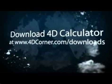 Read Online Free 4D Calculator For Download Magnum Flv 