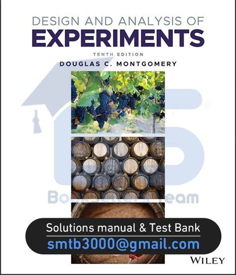 Read Free Book Design Analysis Of Experiments Solution Manual Pdf 