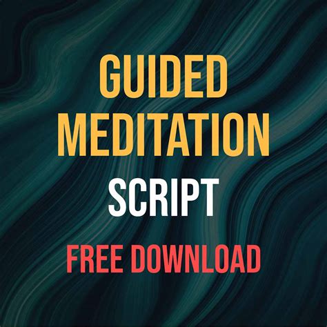 Read Online Free Guided Meditation Script 